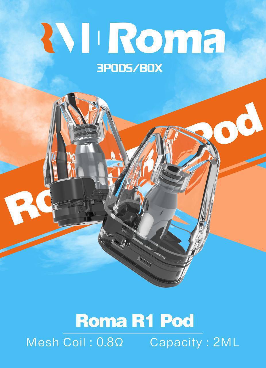 ROMA羅馬R1空倉 通用OXVA小蠻牛（三入組/2ML）-台灣現貨秒發